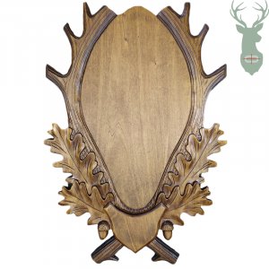 Trófea dísztalp hársfa 46cm