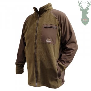 KOS exclusive hunting zöld férfi polár dzseki