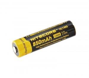 Nitecore 14500 850mAh 0,8A Li-ion 3,7V védett