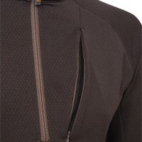 Ceramic Face Fleece polár felső - Brown Bark