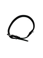 Bélés nélküli bőr nyakörv 35cm