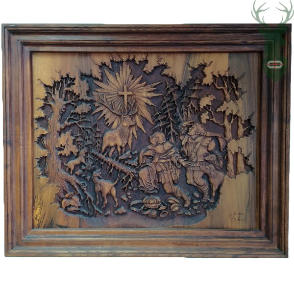 Szent Hubertusz - fa kép