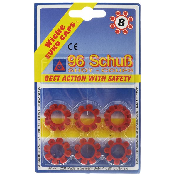 Gonher Euro Caps töltény kapszulák 96db