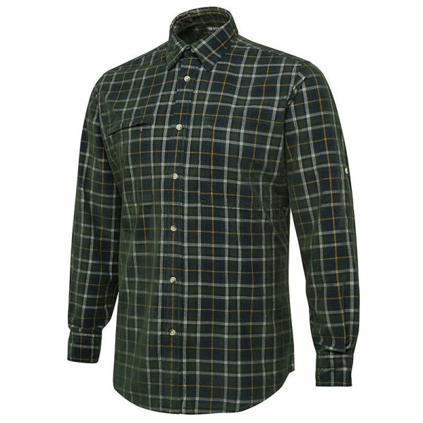 Dobby Corduroy ing - Green Check