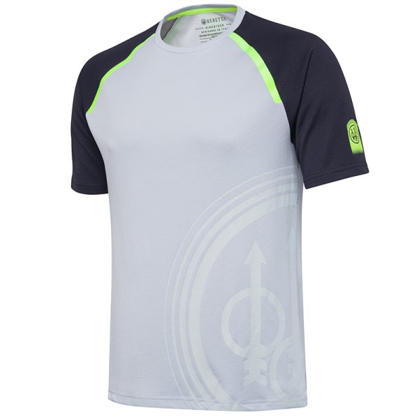 Roundneck Logo felső - Ice Grey