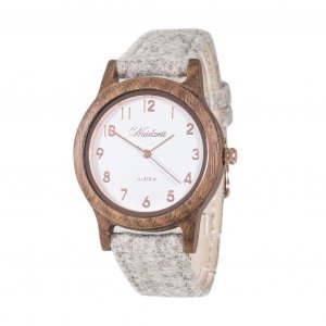 Sissy Loden Bézs fa karóra