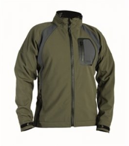 IZON olive softshell kabát