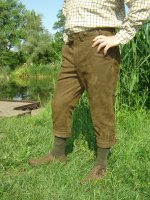 Bőr térdnadrág OLIVE