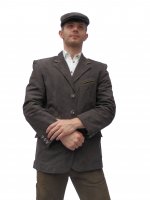 Bőr zakó BROWN (60-70)