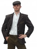 Bőr zakó BROWN (60-70)