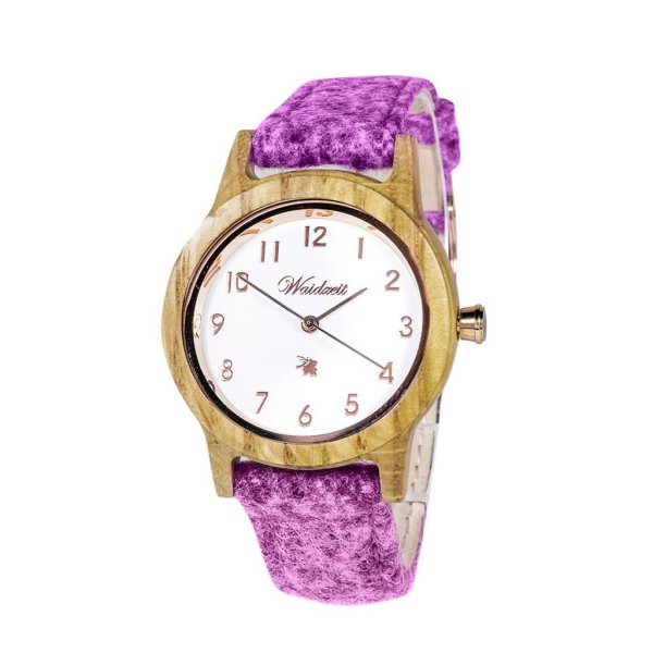 Barrique Alpin Ružové női fa karóra